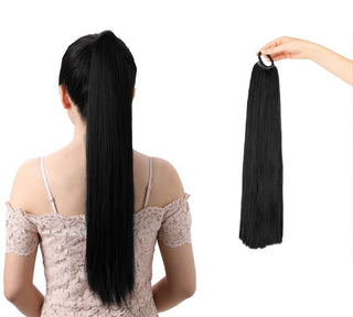 Rubber Band Ponytail Extension