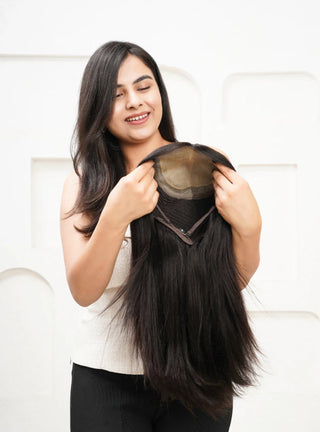Full Head Silk Base Wig
