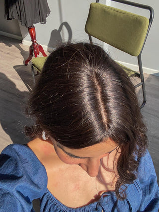 Silk Base Faux Scalp – Hair Topper 2x6inch