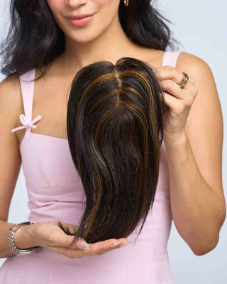 Hair Topper For Short Hair – Silk Top Topper 3x4