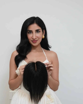 Hair Topper For Short Hair – Silk Top Topper 3x4